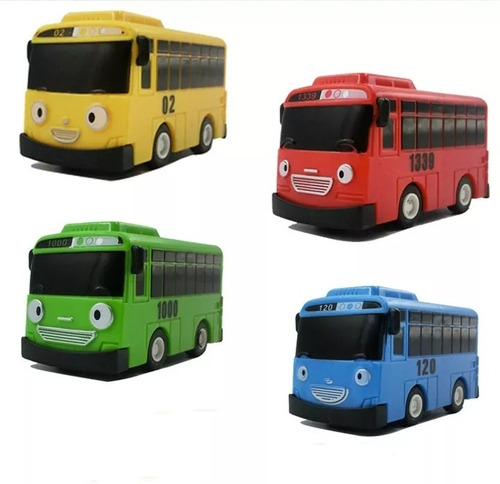 Tayo Pequeño Autobús 9cm Personajes + Rogi + Gani + Rani