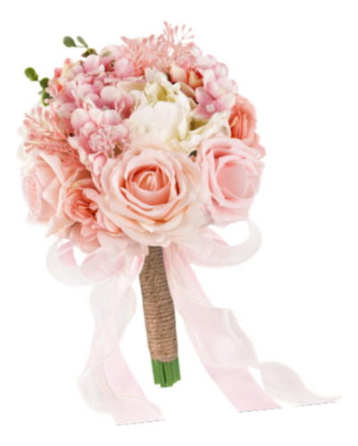 Roses Artificiales De 30 Cm Bride Boda Bouquet Bouquet Hecho