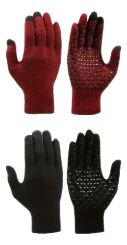 2 Kits Invierno: Gorro, Guantes Y Buff Para Adultos