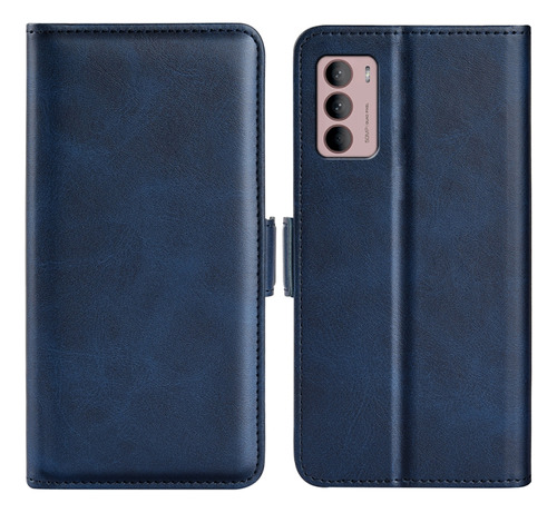 Funda De Cuero Magnética De Doble Cara Para Motorola Moto G4