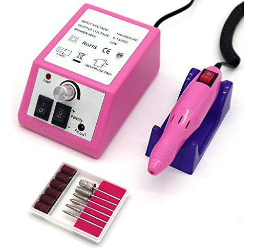 Taladro De Uñas Profesional 20000 Rpm Kit De Lima De U...