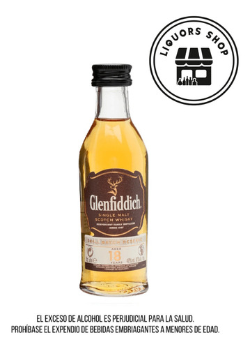 Whisky 18 Años Glenfiddich 50ml