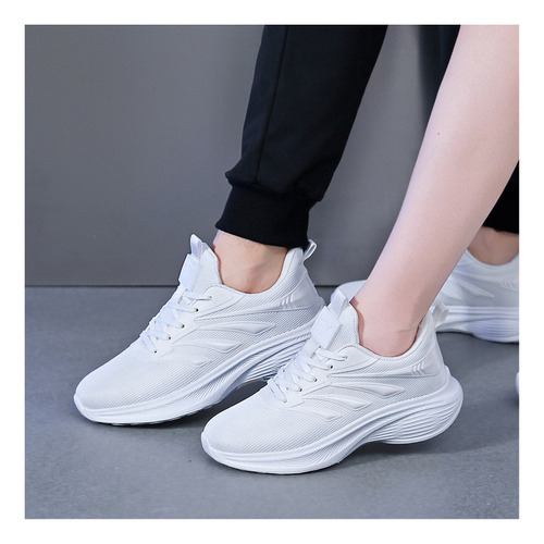 Zapatos Unisex Correr Tenis Amortiguación Cómodo Antidesliza