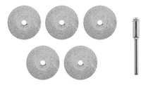 Comprar 1x5 Discos De Corte Diamantados 22mm O 25mm + Vastago Dremel