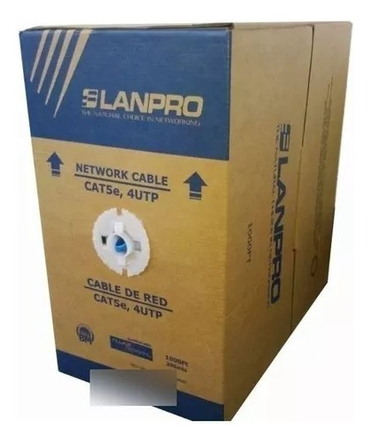 Lanpro Cat5 Cable De Red Rollo 305mts