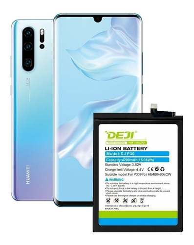 Bateria Huawei Mate 20 Pro 4200mah Hb486486ecw Marca Deji