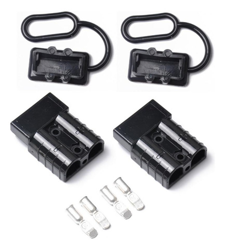 Enchufe Conector Rápida Con Tapones Antipolvo De Batería