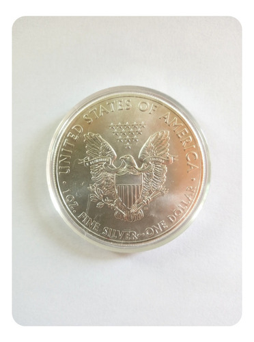 Imagen 1 de 2 de Moneda De Plata American Eagle 999 1 Onza Año 2015