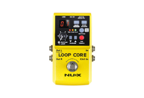 Imagen 2 de 5 de Pedal de efecto NUX Loop Core amarillo