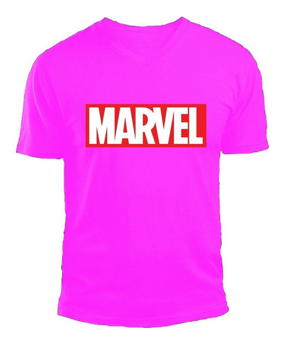 Playera Personalizada Superheroes Marvel Logo Diseño