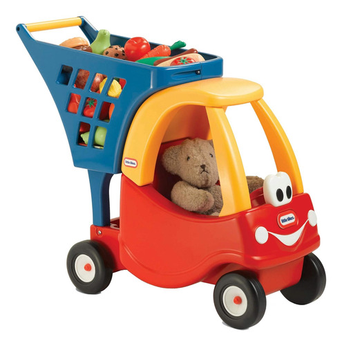 Carrito De La Compra Rojo/amarillo Little Tikes