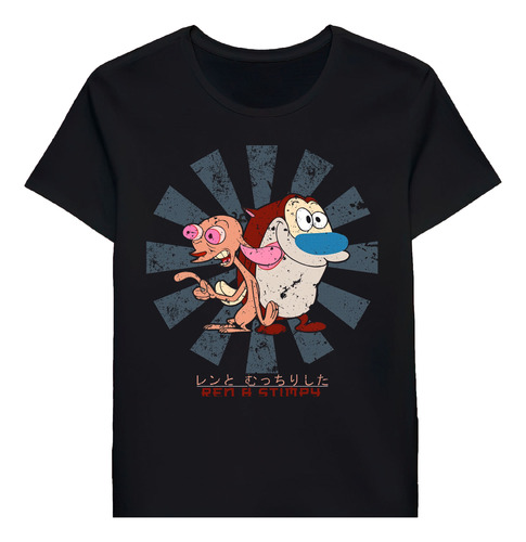 Remera Ren And Stimpy Retro Japanese 39175245