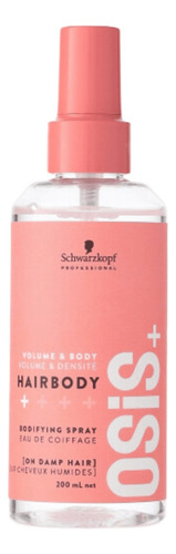 Hairbody Volumen y densidad para cabello y cuerpo en gel Schwarzkopf Osis+ 200 ml