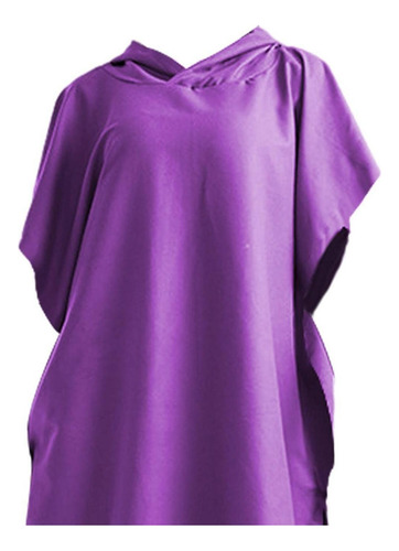 W Surf Poncho Beach Microfibra De Neopreno Con Capucha