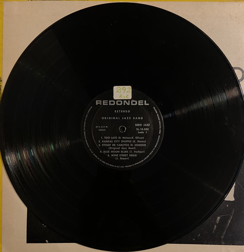 Original Jazz Band Disco De Vinilo (Usado)