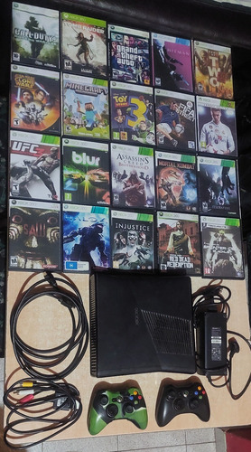 Xbox 360 + 20 Juegos (Usado)