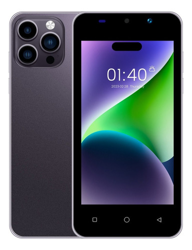 U Teléfono Inteligente Android Barato I14 Mini 5.0 Pulgadas Morado Oscuro