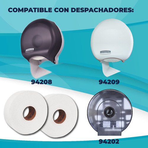 Papel Higiénico Junior Marli 12/200 Mts Kimberly 90509 6 Cj