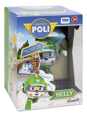Helly Robocar Poly Rob Transformer 4 Transformable, color verde