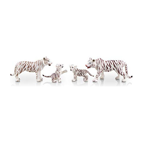 Figuras Giraffe Realistas 4pcs Con Giraffe Cub, 2-7  Bsdcf