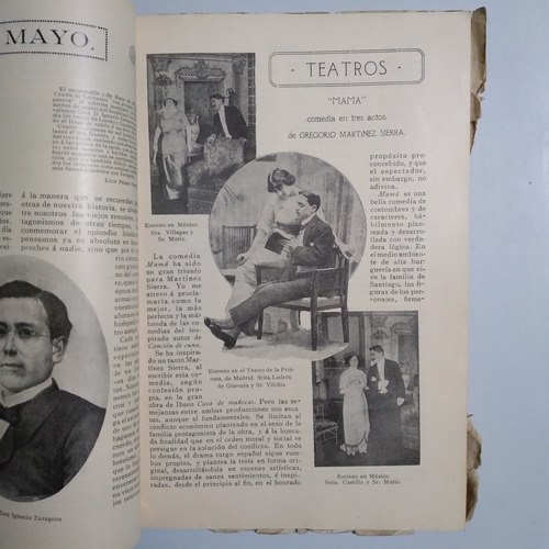 Cosmos 15, Mayo De 1913 Revista Antigua, Biblioteca Nacional (Usado)