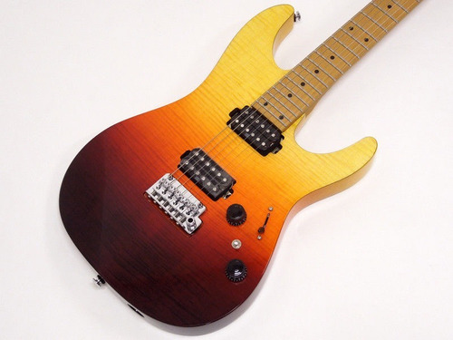 Ibanez Az242f Premium Flame Maple Top Tequila Sunrise+case