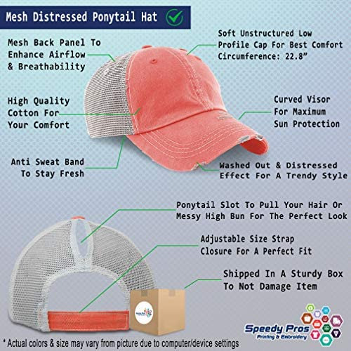 Gorra Con Cola De Caballo Para Mujer, Coordinador Del Caos,