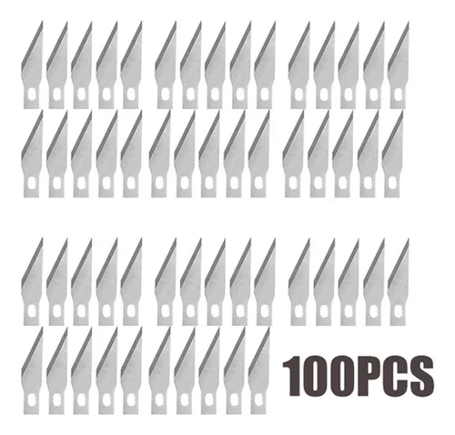 100 Cuchillas Afiladas De Primera Calidad Xacto Blades, 11 U