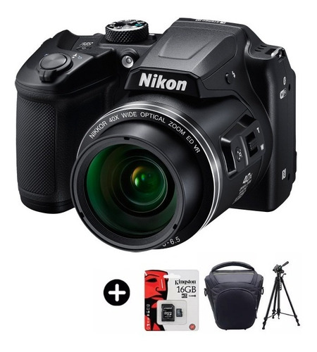Nikon Coolpix B500 40x Zoom Wifi + 32gb + Bolso + Tripode