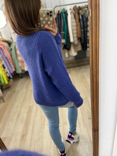 Sweater Pullover Tramado Mujer The Big Shop