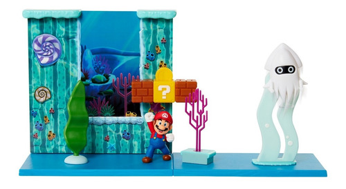 Nintendo Set Figur Super Mario Bros Juego Submarino Nt400184