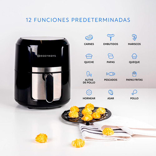 Freidora De Aire Air Fryer Multitouch Easyways