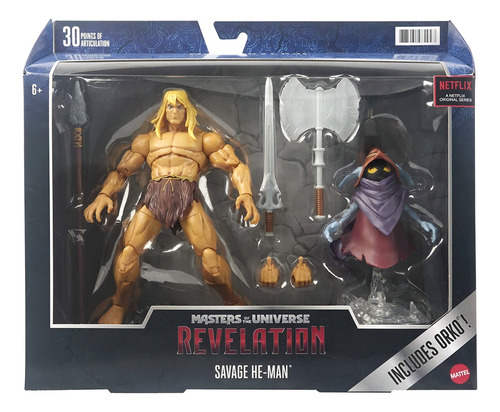 Masters Of The Universe Revelation Savage He-man Colección