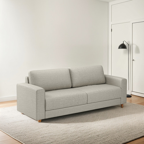 Sofá 4 Lugares Hit 230cm No Linho Várias Cores