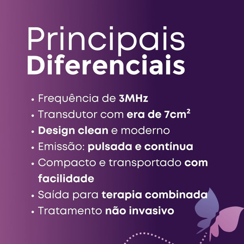 Sonopulse Compact 3 Mhz Ibramed Luva M Sem Pó + Gel 1 Kg
