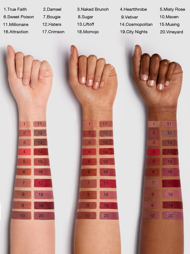 Sheglam Matte Allure Liquid Lipstick Labial Mate Crimson
