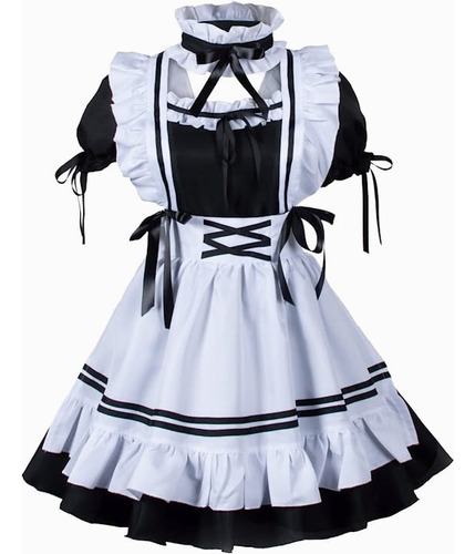 Disfraz Cosplay Anime Traje Maid Lolita Kawaii Para Mujer