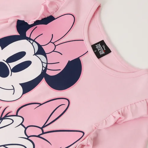 Polera Manga Larga Niña Minnie & Daisy Rosado Disney