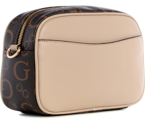 Bolsa Guess Factory Pg969570-tmu Acabado de los herrajes Níquel Color Marrón Correa de hombro Marrón Diseño de la tela Lisa