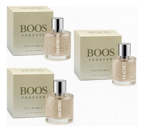 Perfume Boos Forever Edp Mujer Pack X 3 Unidades