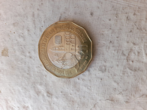 Moneda De $20, Conmemorativa Del Puerto De Veracruz 