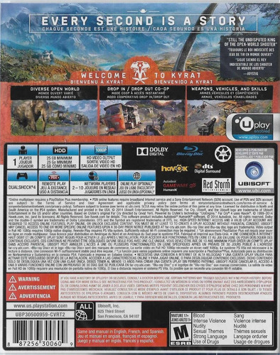 Imagen 2 de 4 de Far Cry 4 Ps4 Fisico -sellado / Mipowerdestiny