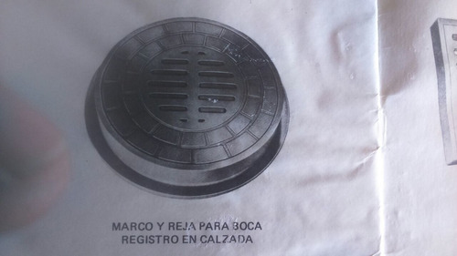 Camara Marco Y Tapa Reja Calzada Pluvial Boca Regi Tormenta