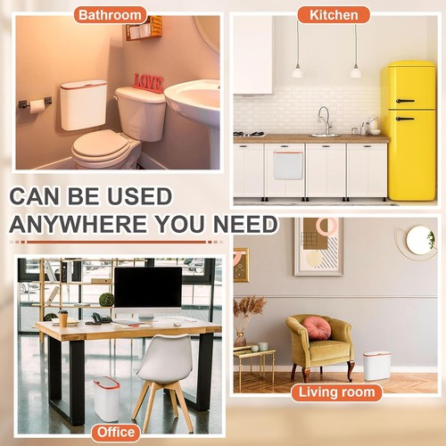 Automatic Waste Garbage Can With Smart Sensor, Bathroom