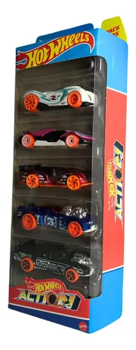 5 Carrinhos Hot Wheels Original Colecionar Mattel Corrida