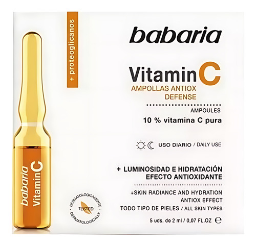 Ampolletas Babaria Vitamin C 5x2ml