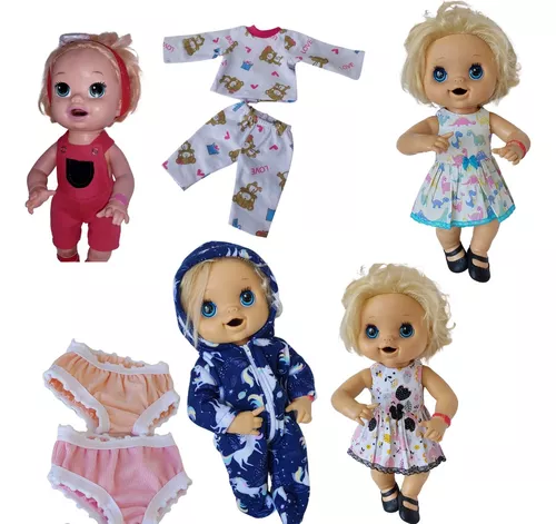 Roupa Boneca Baby Alive Kit C/ 8 Peças Pronta Entrega.