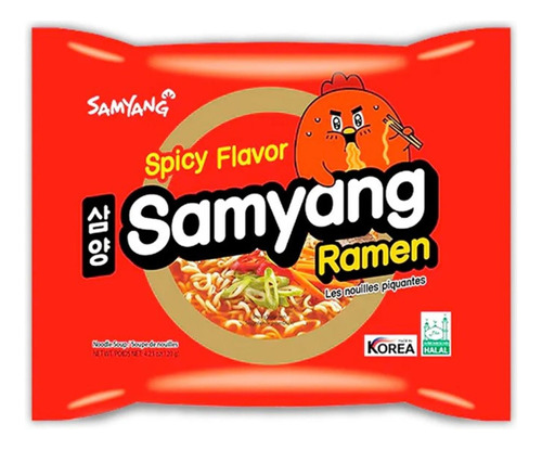 Sopa Instantanea Samyang Ramen Sabor Res Picante 1pz
