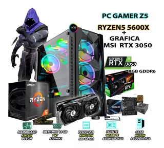 Computadora Gamer Ryzen 5 5600x + Rtx 3050 8gb
