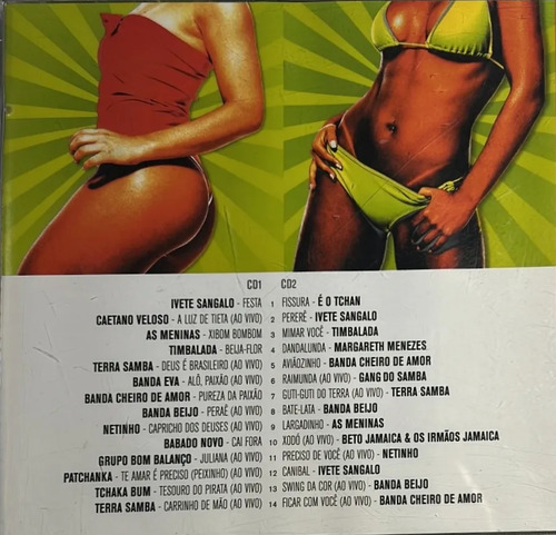Cd Axé Bahia 2003 Duplo Tchaka Bun Tchan Netinho As Meninas Cd (Usado)